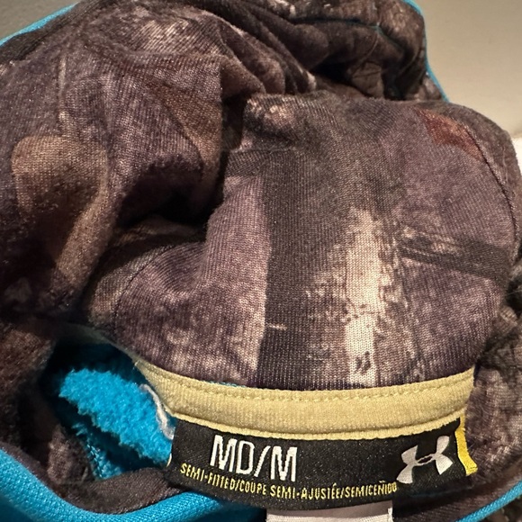 Under Armour Men’s Blue Hoodie with Camo Accents: UA Storm - Picture 12 of 12